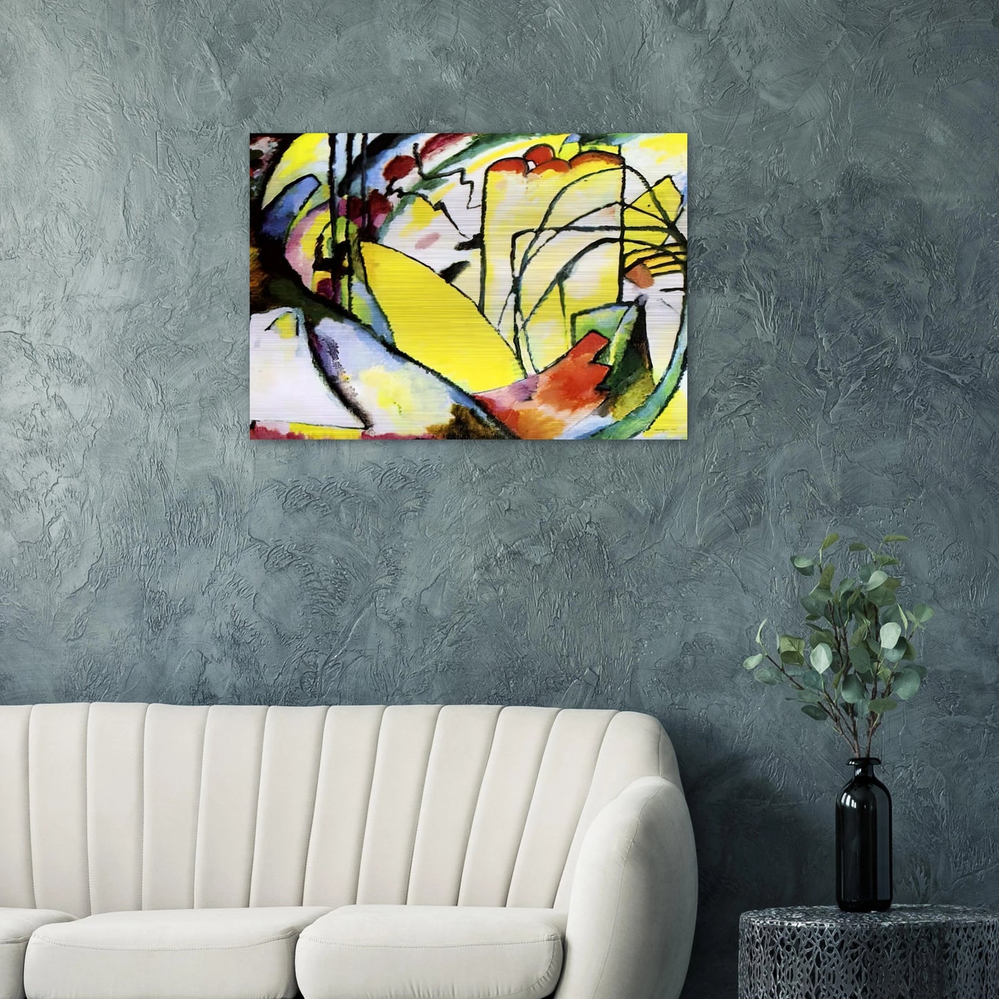 IMPROVISATION 10 1910 - Wassily Kandinsky Brushed Aluminum Print - 70x100 cm / 28x40 inches | Wassily Kandinsky Aluminum Print | Wassily Kandinsky Prints