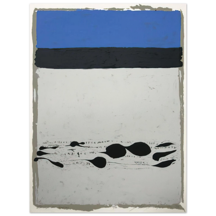 Adja Yunkers - Passages Des Soupias - 1973 75x100 cm / 30x40inches Fine Art Poster