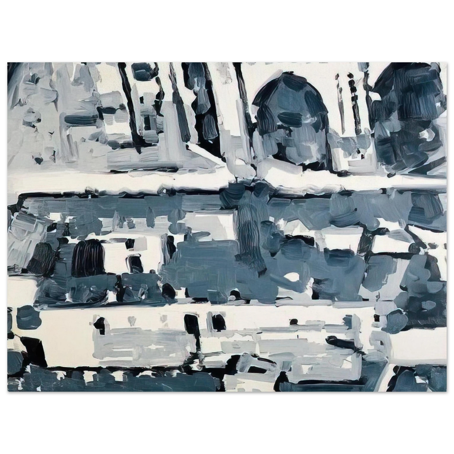 Gerhard Richter - TOWNSCAPE M4 1968 75x100 cm / 30x40inches Fine Art Poster