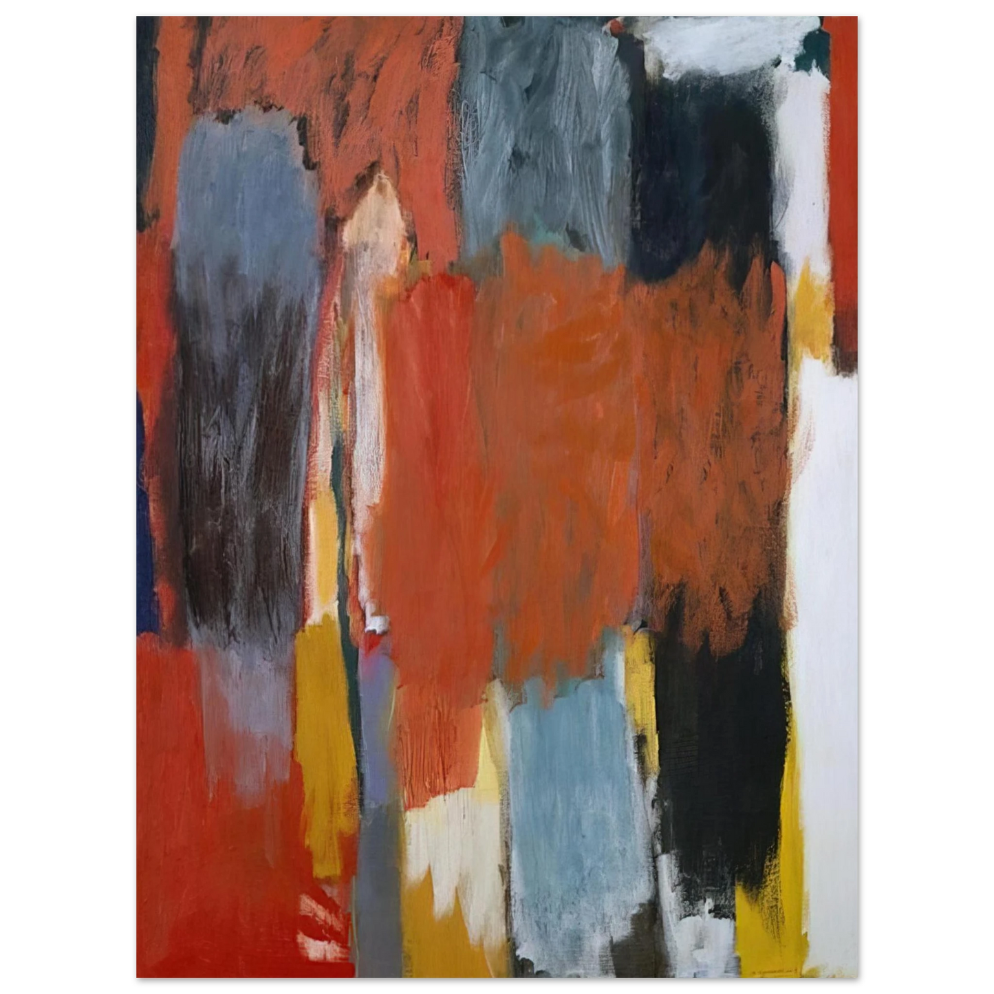 Ernst Wilhelm Nay - Untitled - 1961 75x100 cm / 30x40inches Fine Art Poster