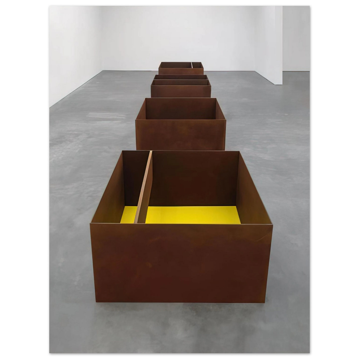 Donald Judd - Untitled JUDDO0511-JUDDO0514 - 1989 75x100 cm / 30x40inches Fine Art Poster