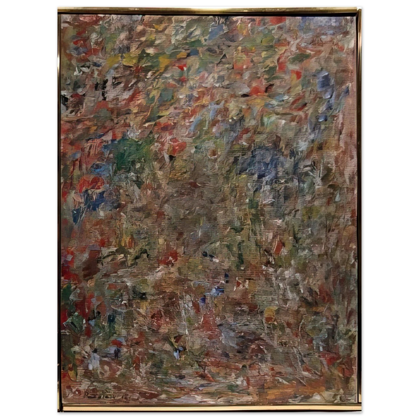 Milton Resnick - ABSTRACTION 1963 75x100 cm / 30x40inches Fine Art Poster