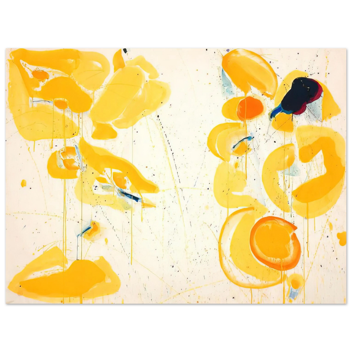 Sam Francis - Untitled Yellow 75x100 cm / 30x40inches Fine Art Poster