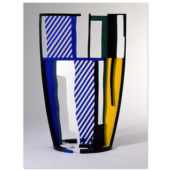 Roy Lichtenstein - GLASS IV 1977 75x100 cm / 30x40inches Fine Art Poster
