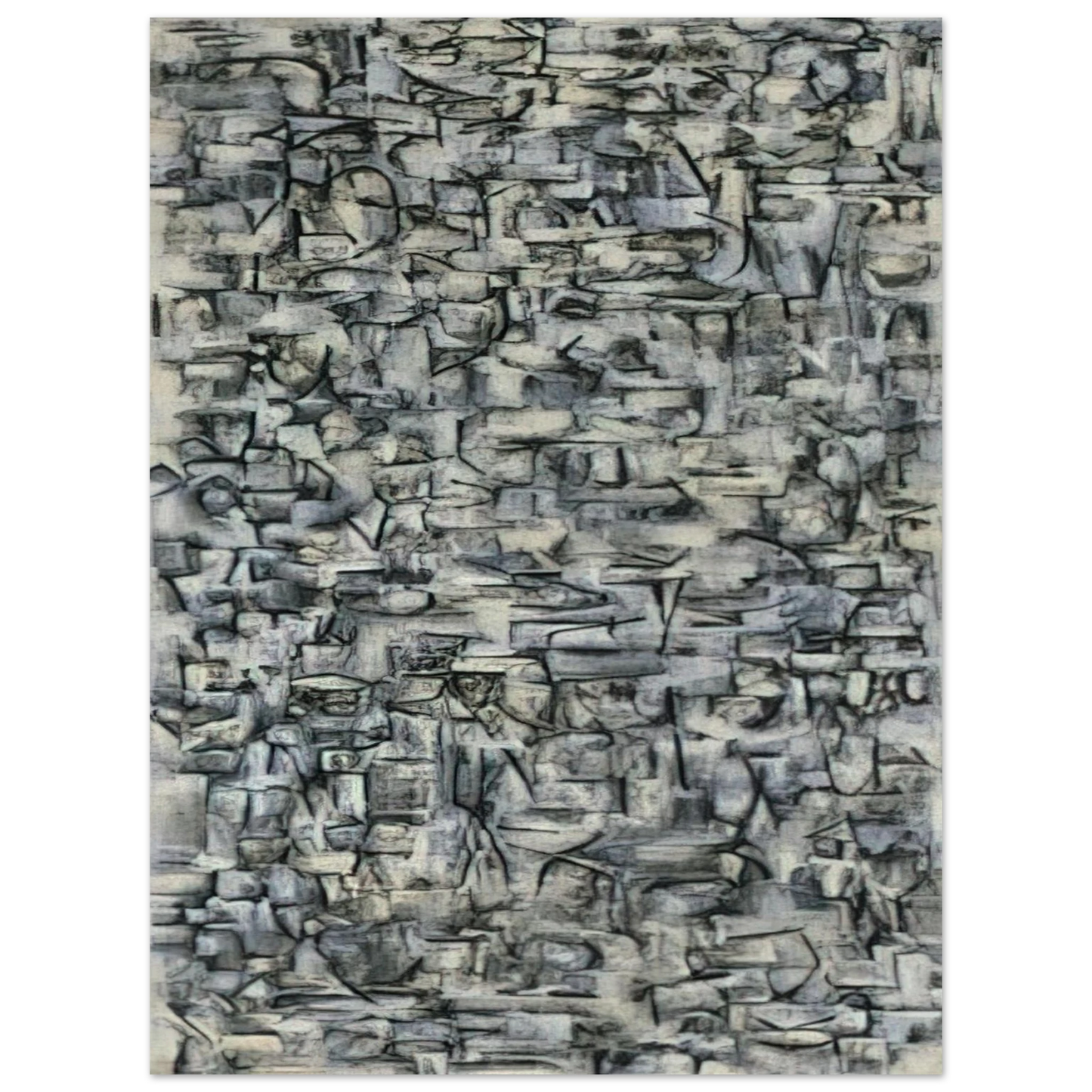 Ad Reinhardt - Number 22 - 1949 75x100 cm / 30x40inches Fine Art Poster
