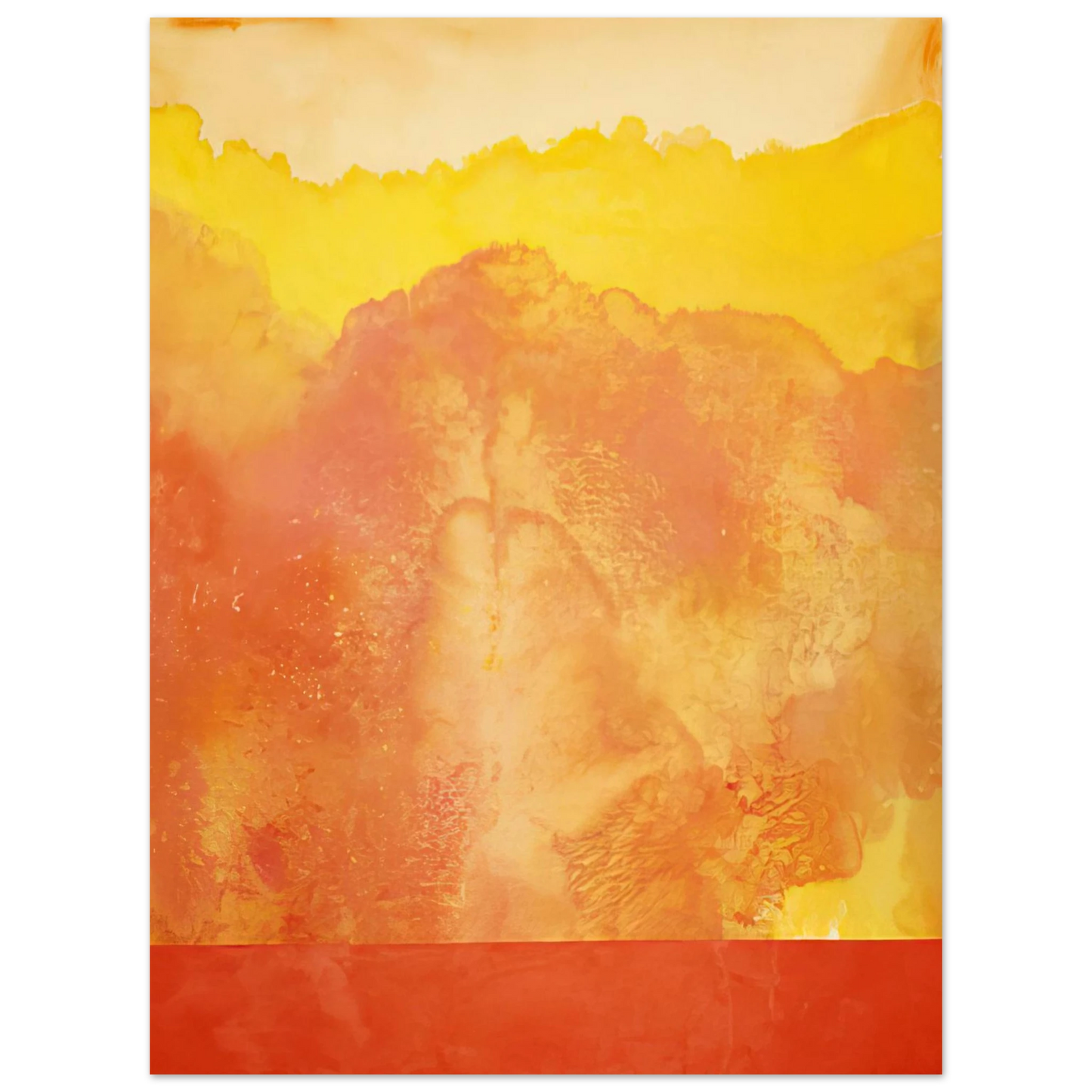 Ronnie Landfield - Pathfinder - 1970 75x100 cm / 30x40inches Fine Art Poster