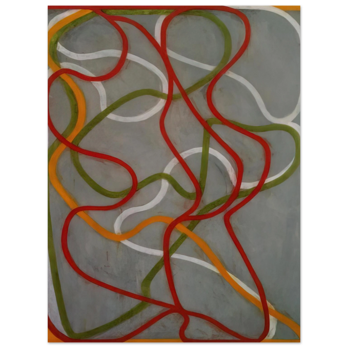 Brice Marden - The Attended - 1999 75x100 cm / 30x40inches Fine Art Poster