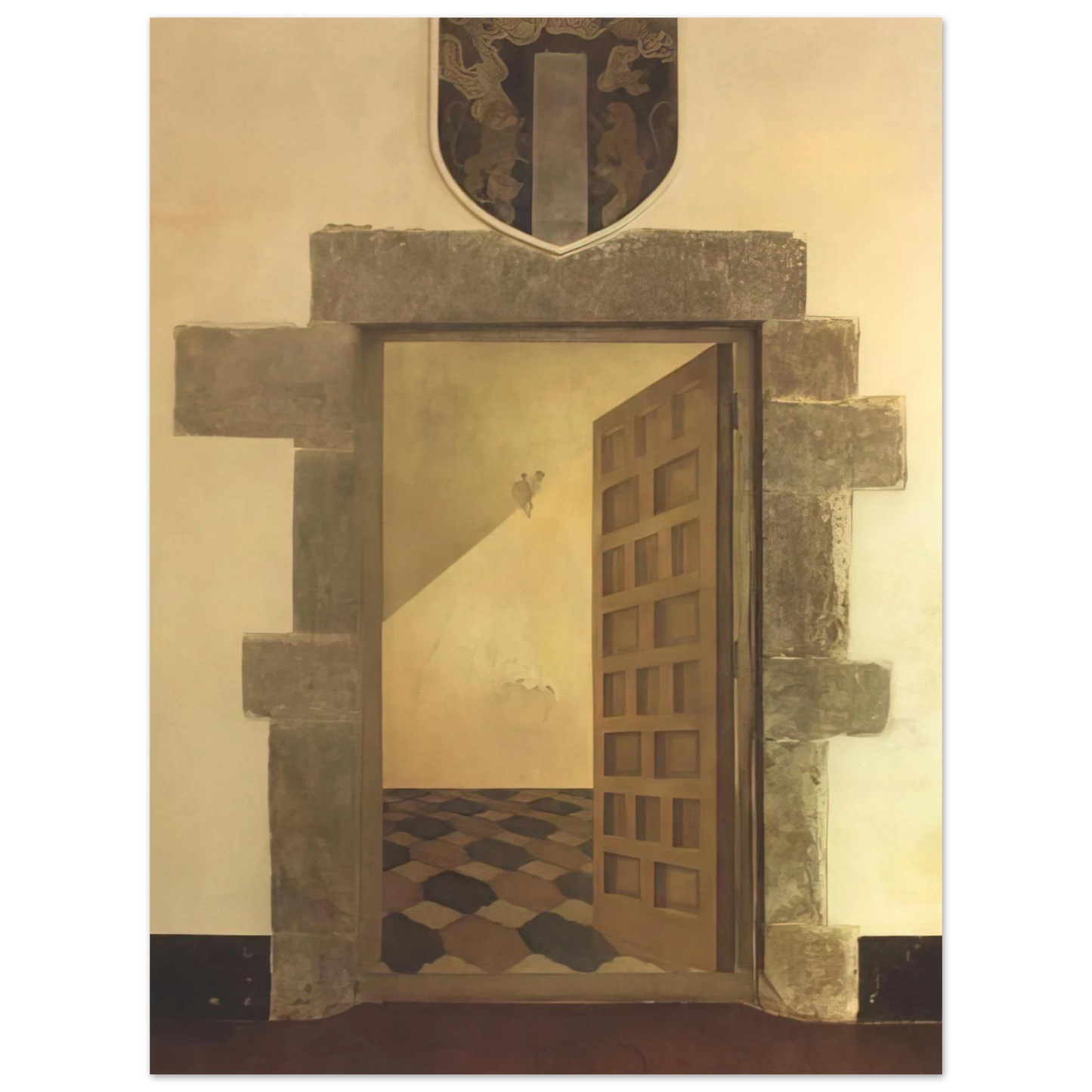 Salvador Dali - OVERTURE IN TROMPE L OEIL 75x100 cm / 30x40inches Fine Art Poster