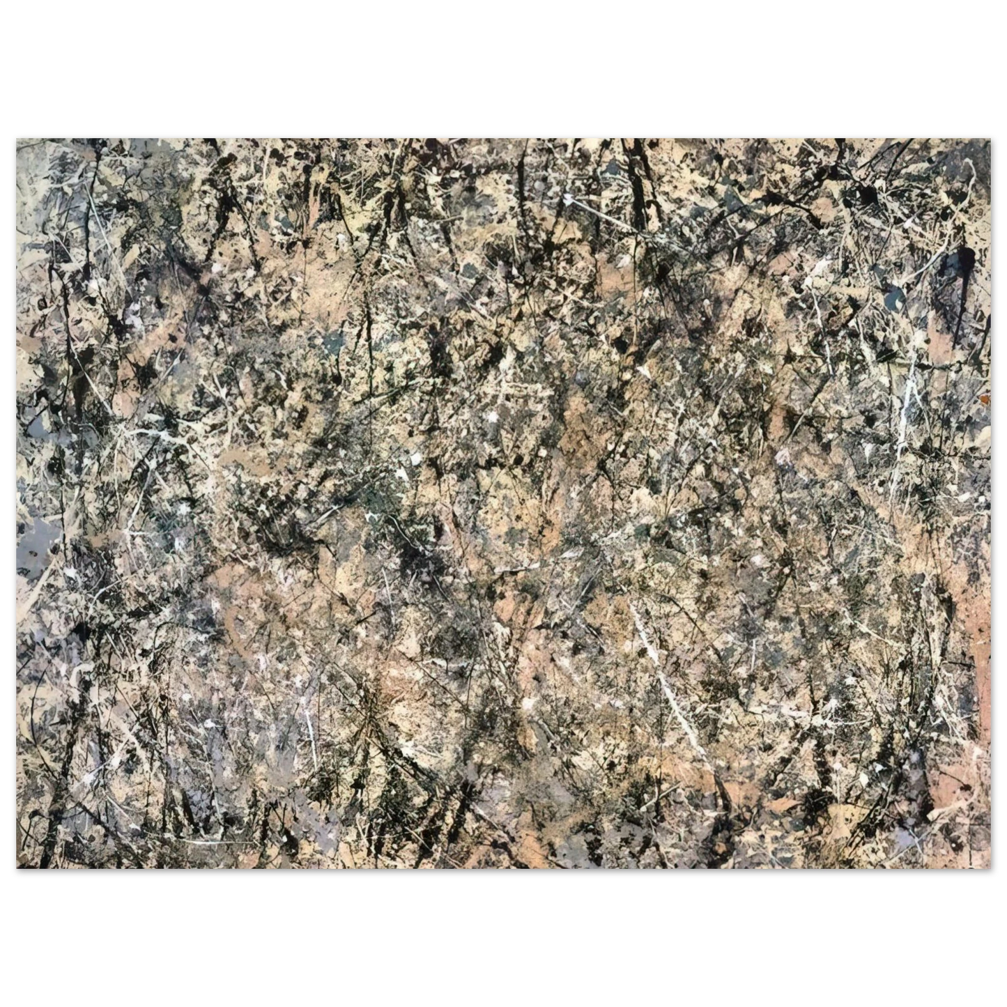 Jackson Pollock - NUMBER 1 LAVENDER MIST 1950 1 75x100 cm / 30x40inches Fine Art Poster