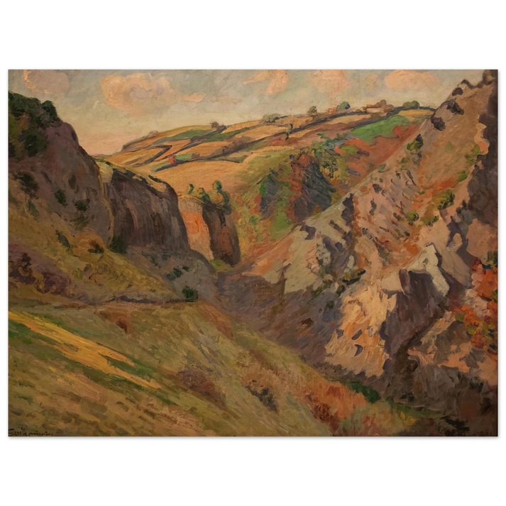 Armand Guillaumin - Caves Prunal near Pontgibaud Auvergne 75x100 cm / 30x40inches Fine Art Poster