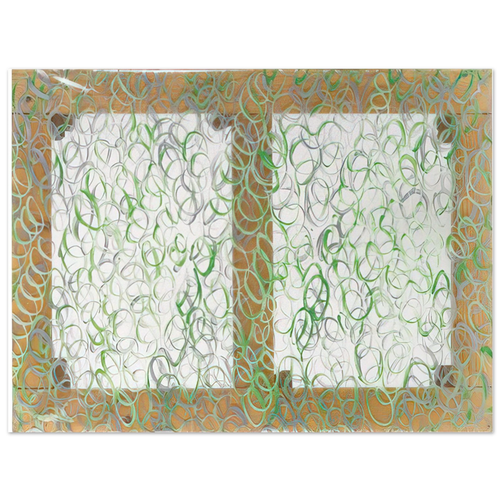 Carla Accardi - Verdeargento - 1969 75x100 cm / 30x40inches Fine Art Poster