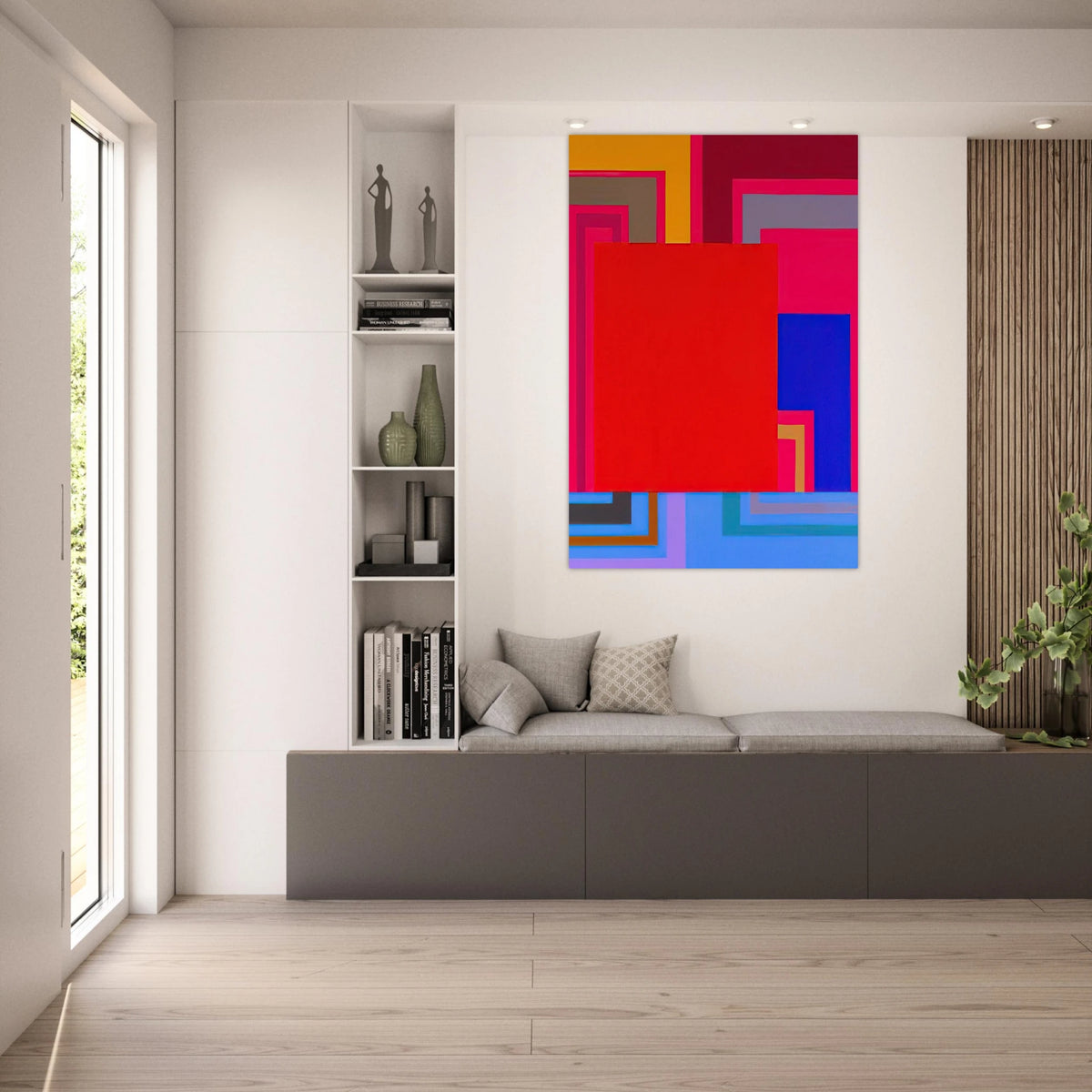 Condition - 2002 - Peter Halley Art Prints - 100x150 cm / 40x60″ inches | Peter Halley Poster | Peter Halley Prints