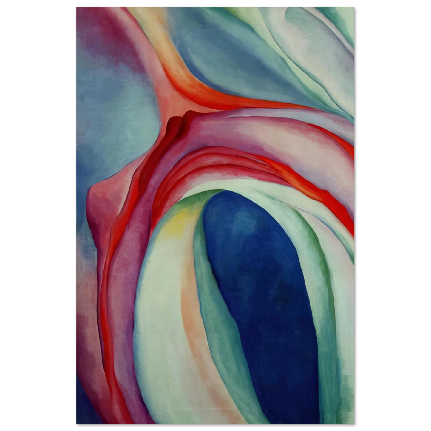Georgia O'Keeffe - Music Pink and Blue II Fine Art Poster