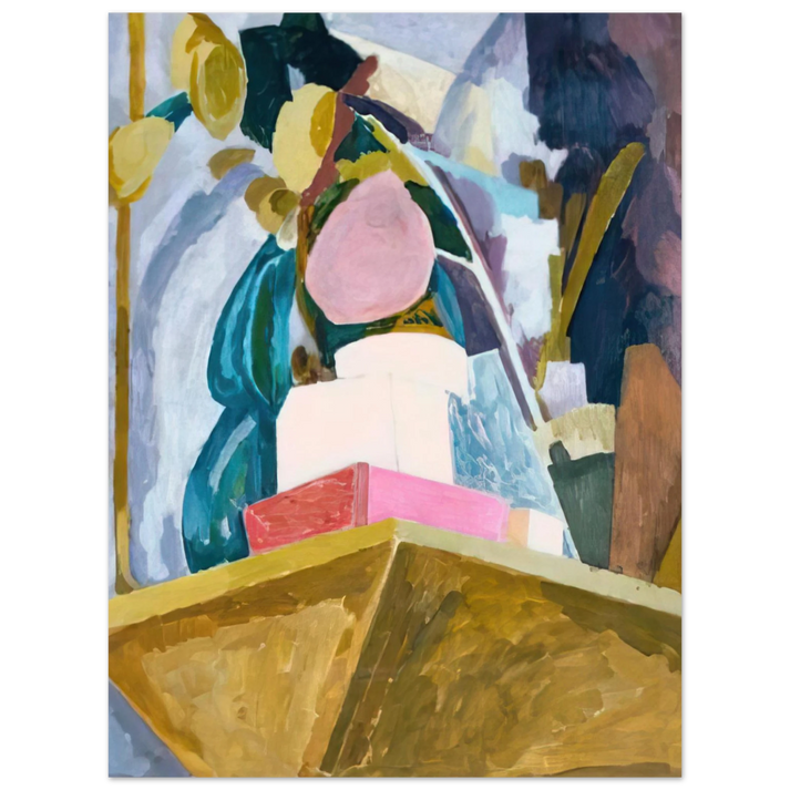 Vanessa Bell - STILL LIFE ON CORNER OF A MANTELPIECE 1914 75x100 cm / 30x40inches Fine Art Poster