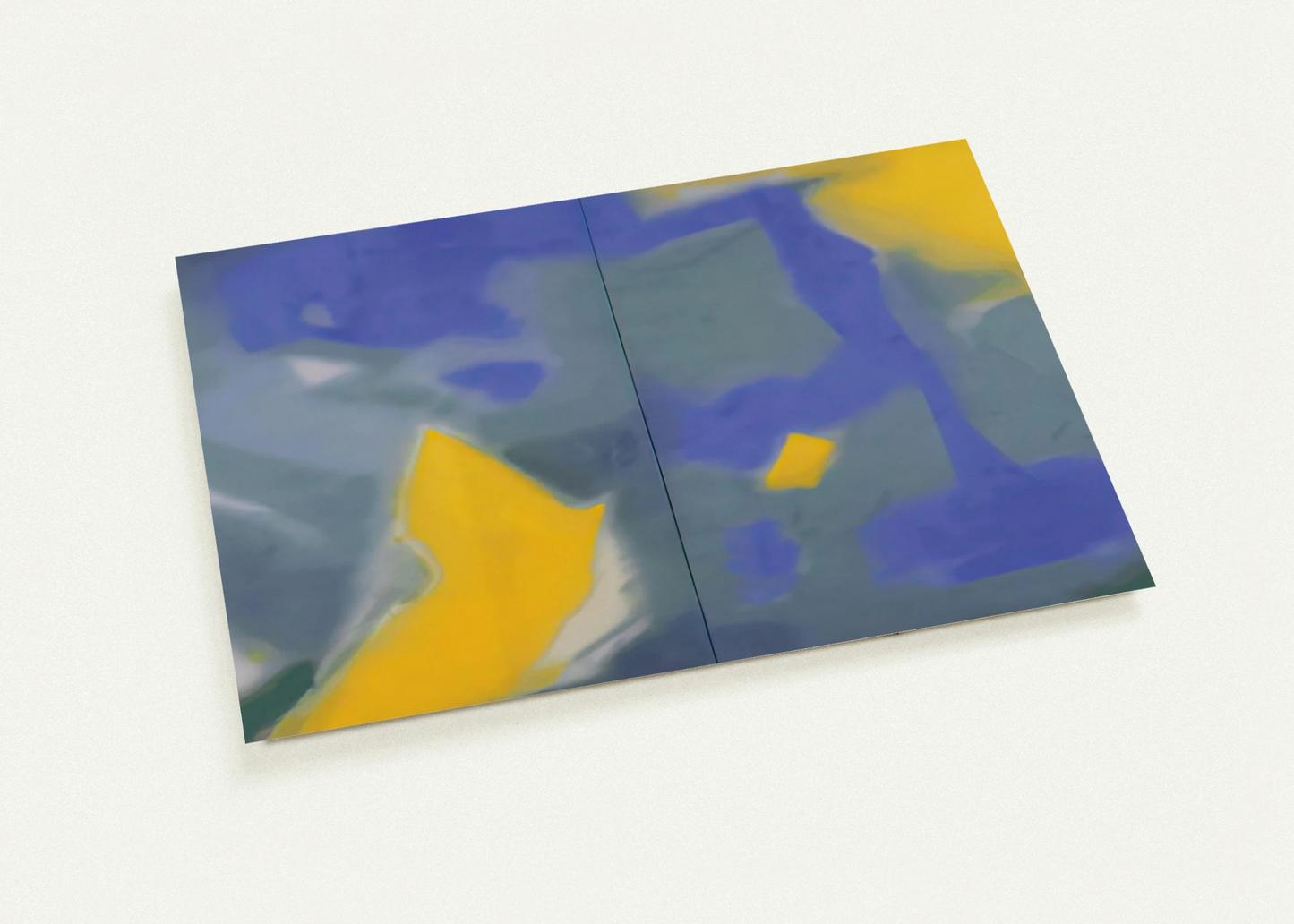 DIPTYCH 1987 By Esteban Vicente Pack of 10 Post Cards | Esteban Vicente Post Cards | A6 (10.5 x 14.8 cm) - 4.1 x 5.8 inches