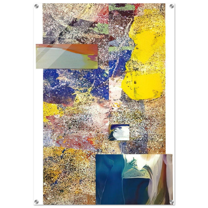 Remembering Girls Ajar - Sam Gilliam Acrylic Print - 70x100 cm / 28x40″ inches | Sam Gilliam Wall Art | Sam Gilliam Prints