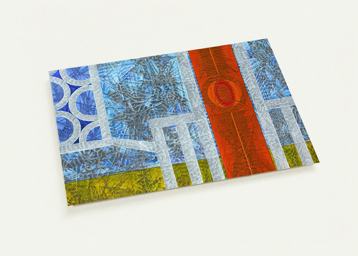 Epilogue - 1974 By Jimmy Ernst Pack of 10 Post Cards | Jimmy Ernst Post Cards | A6 (10.5 x 14.8 cm) - 4.1 x 5.8 inches