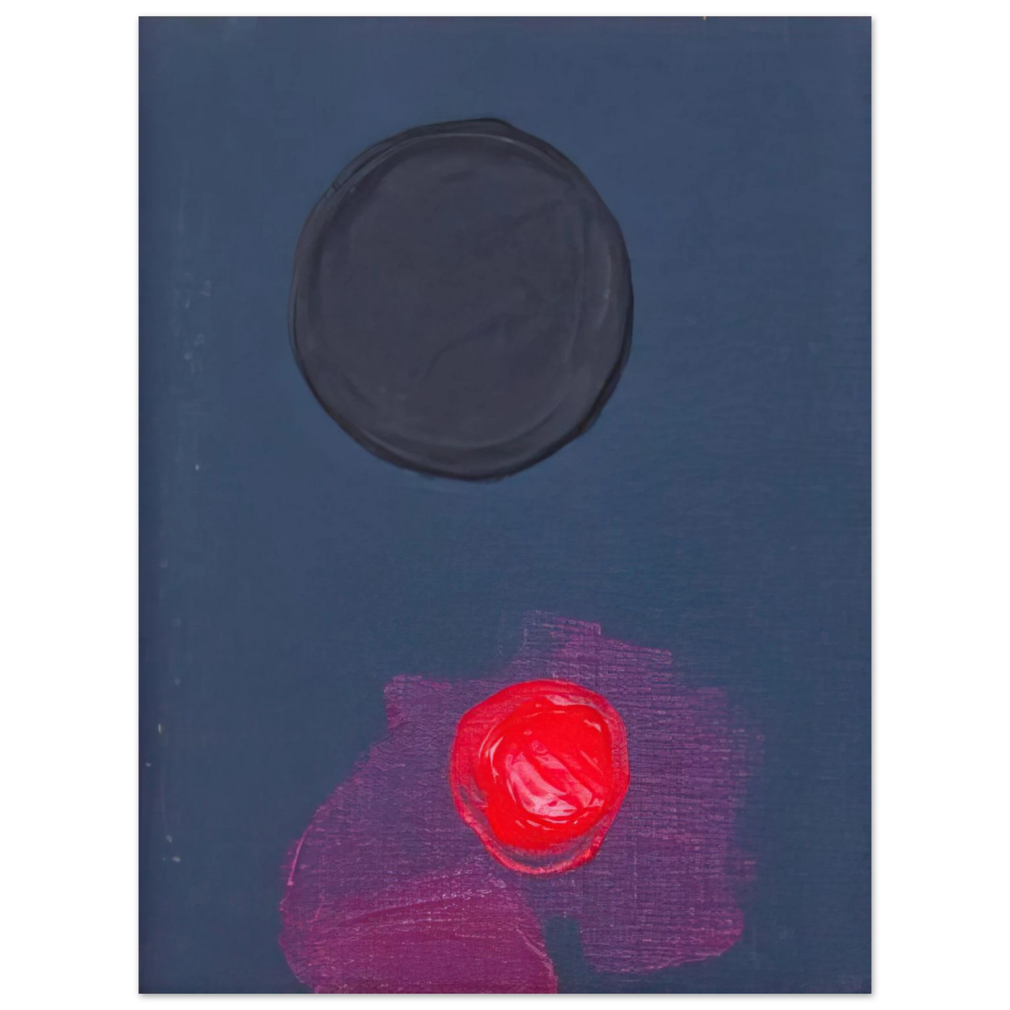 Luis Feito - BAS 1974 75x100 cm / 30x40inches Fine Art Poster