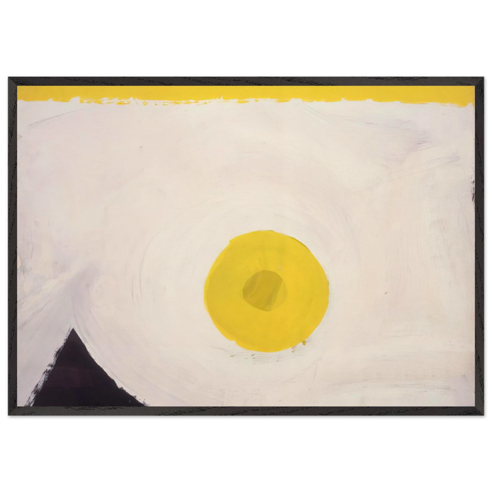 Untitled F 60-1 - Al Held 70x100 cm / 28x40 inches Framed Art Print – Black Wooden Frame