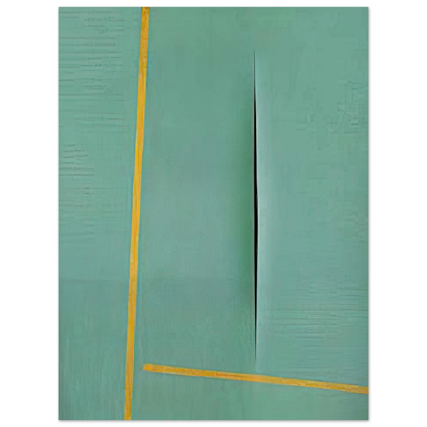 Lucio Fontana - Concept Spatiale - 1964 75x100 cm / 30x40inches Fine Art Poster
