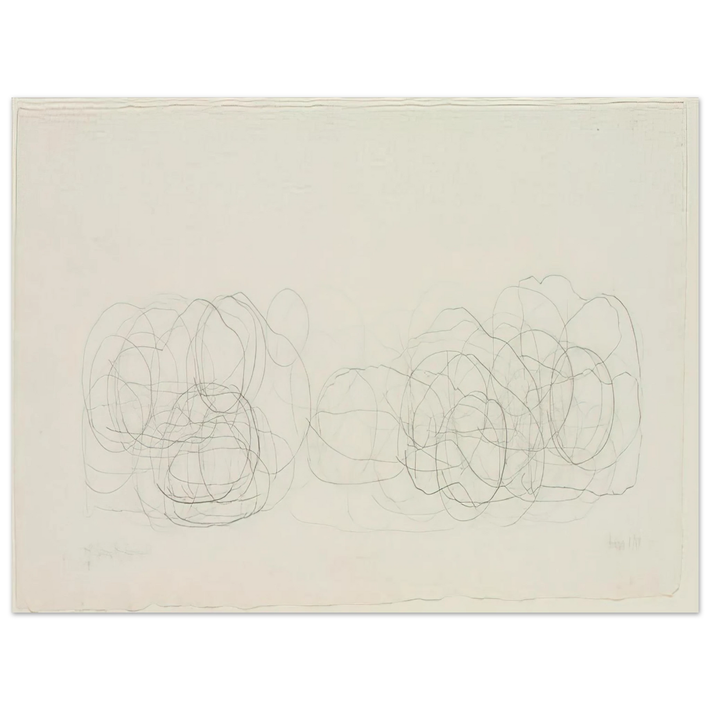 John Cage - 7R15 Where R=Ryoanji - 1983 75x100 cm / 30x40inches Fine Art Poster