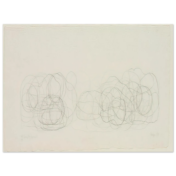 John Cage - 7R15 Where R=Ryoanji - 1983 75x100 cm / 30x40inches Fine Art Poster