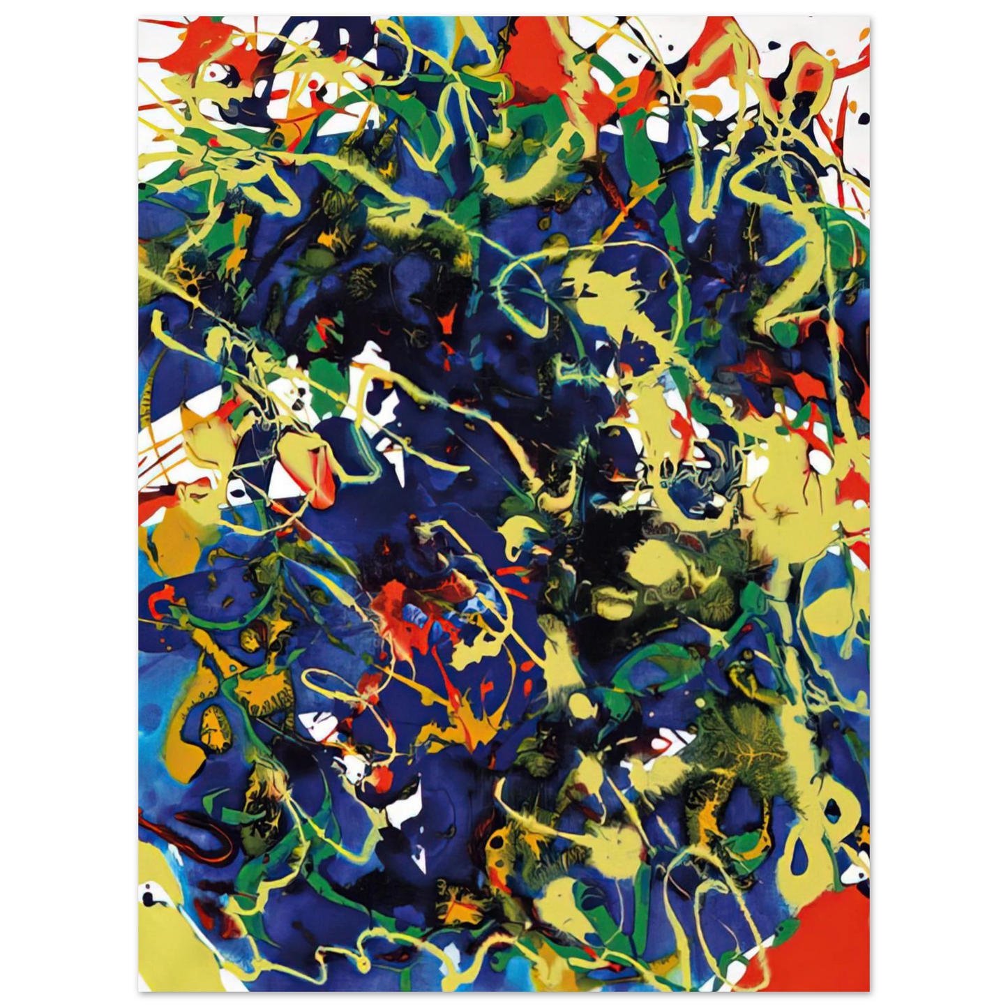Sam Francis - Untitled SFP94-63 SFF 1737 75x100 cm / 30x40inches Fine Art Poster