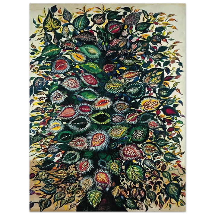 Seraphine Louis - Feuilles - 1929 75x100 cm / 30x40inches Fine Art Poster