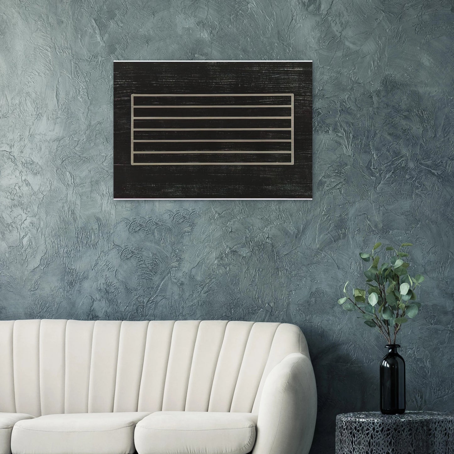 Untitled - Minimalism - Donald Judd Brushed Aluminum Print - 70x100 cm / 28x40 inches | Donald Judd Aluminum Print | Donald Judd Prints