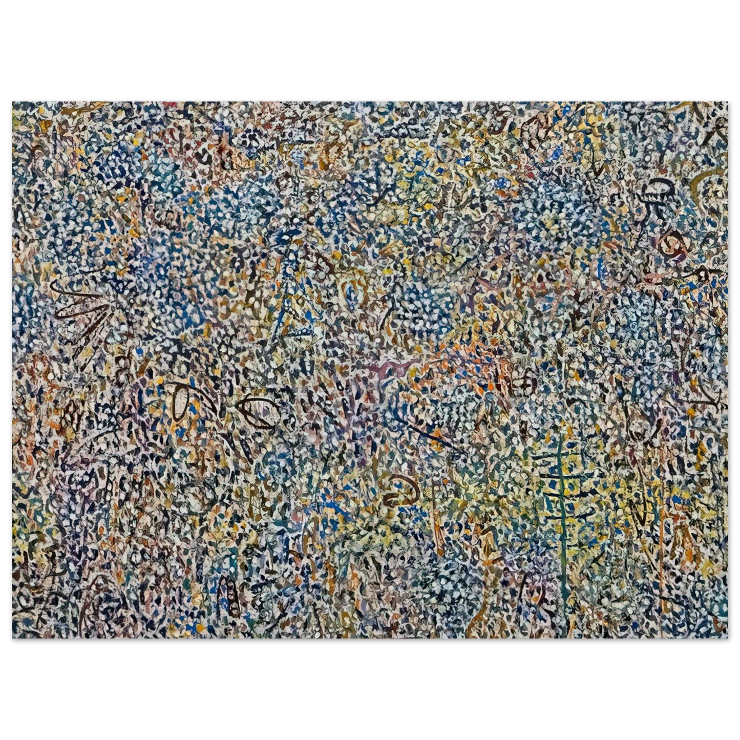 Richard Pousette-Dart - Presence Amaranth Garden 75x100 cm / 30x40inches Fine Art Poster