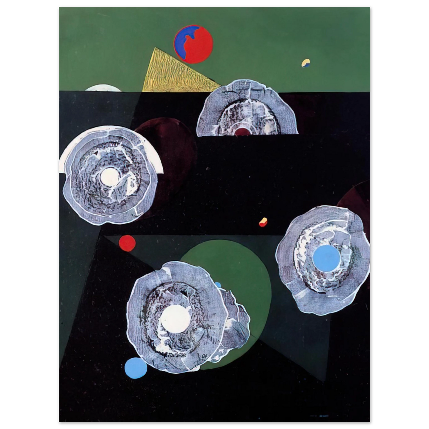 Max Ernst - Scallops flower 75x100 cm / 30x40inches Fine Art Poster