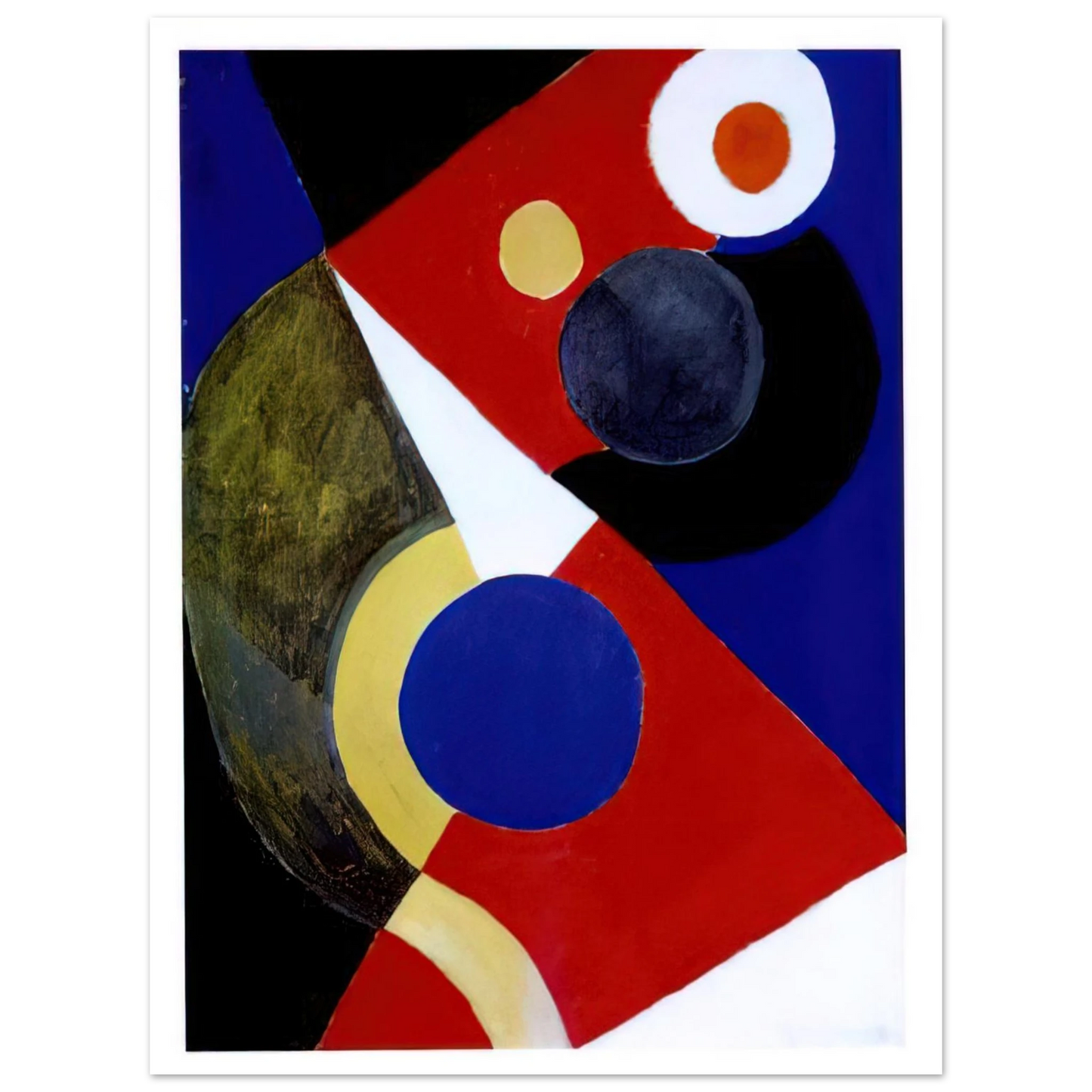 Sonia Delaunay - RHYTHM COLOUR 2 75x100 cm / 30x40inches Fine Art Poster