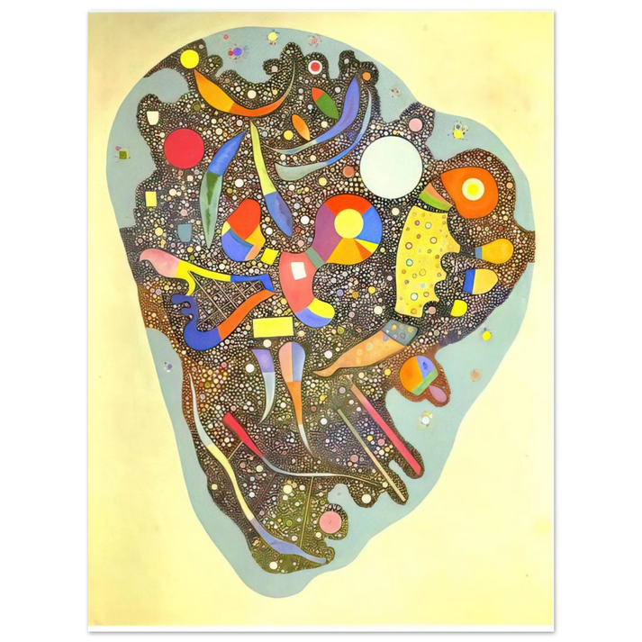 Wassily Kandinsky - COLOURFUL ENSEMBLE 1938 75x100 cm / 30x40inches Fine Art Poster