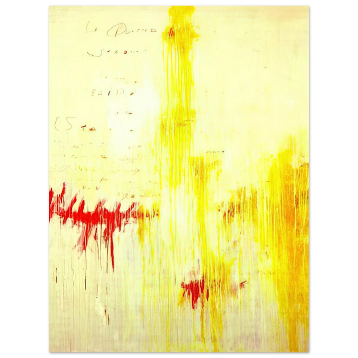 Cy Twombly - Quattro stagioni I. Estate 75x100 cm / 30x40inches Fine Art Poster