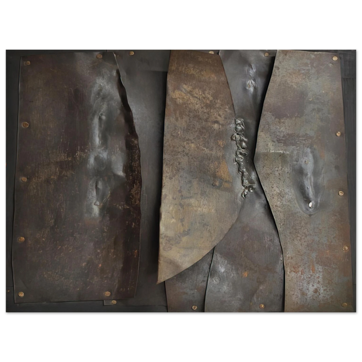 Alberto Burri - Iron - 1960 75x100 cm / 30x40inches Fine Art Poster
