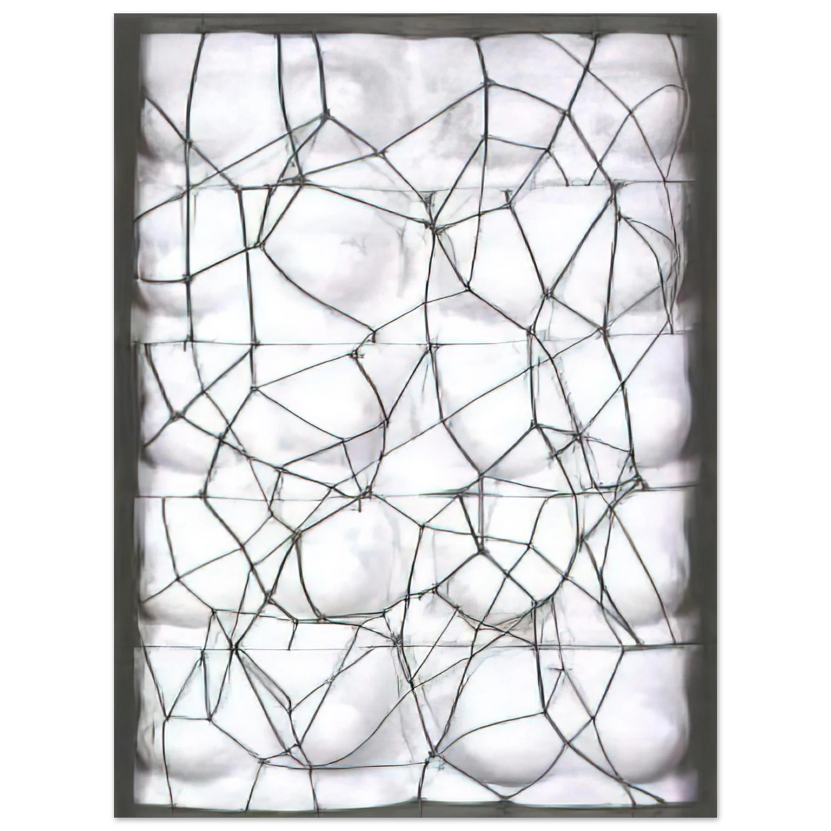 Joao Vieira - Viúva de Man Ray, Negra - 1981 75x100 cm / 30x40inches Fine Art Poster