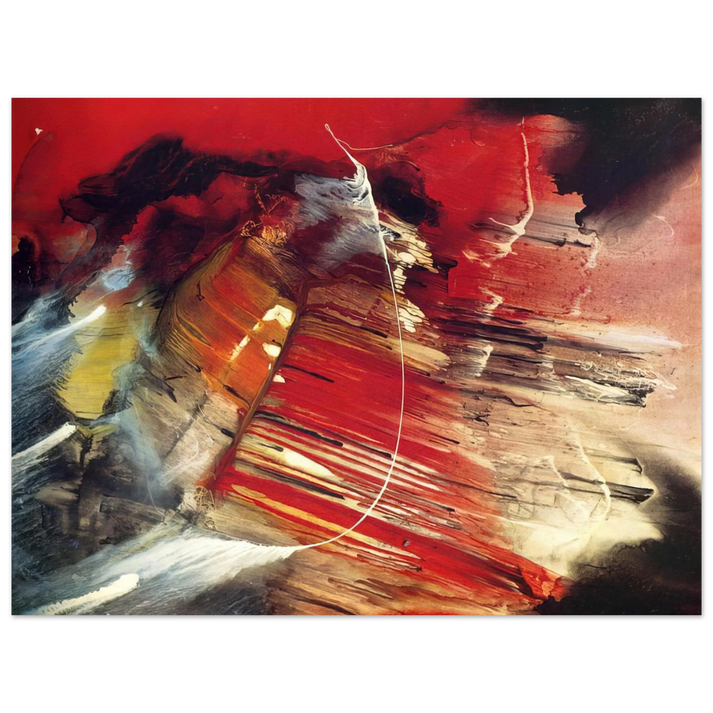 Paul Jenkins - Dakota Ridge - 1958 75x100 cm / 30x40inches Fine Art Poster
