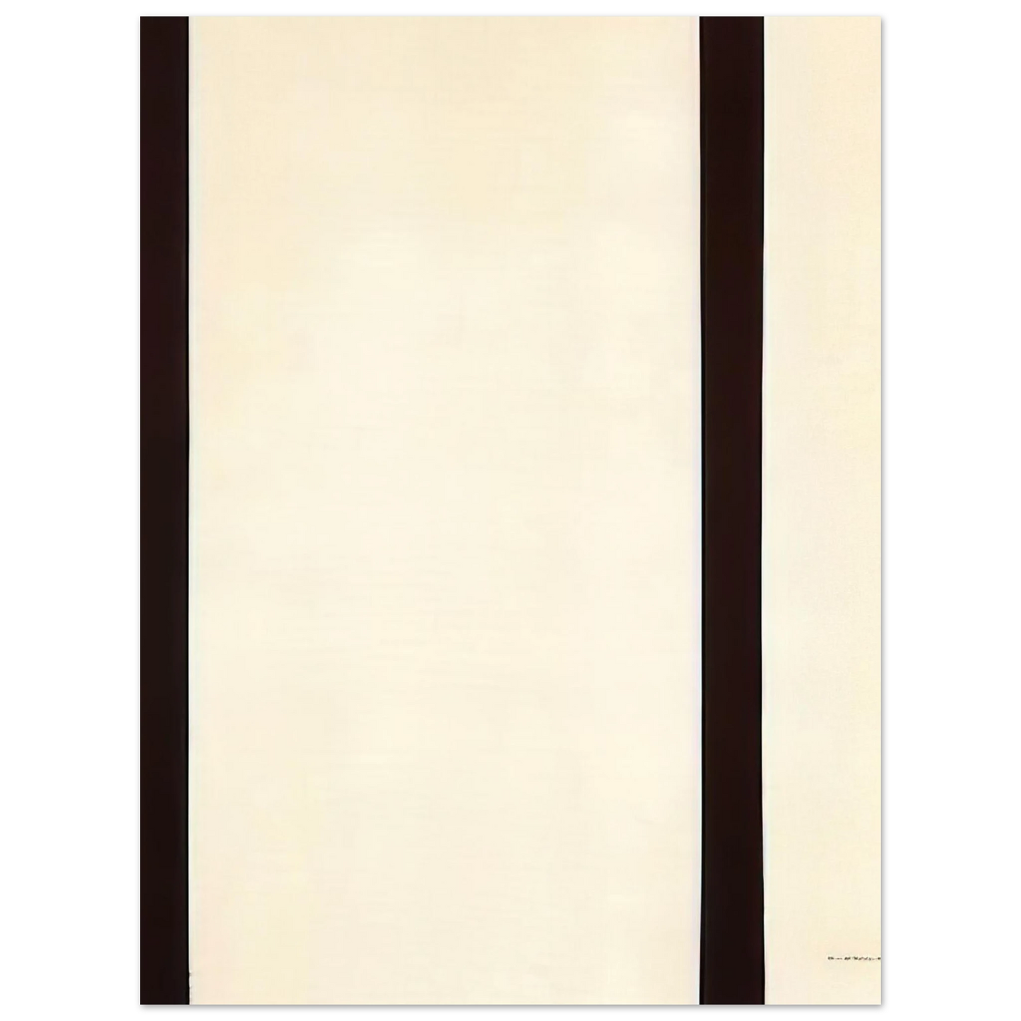 Barnett Newman - The Station of the Cross - Eighth Station 75x100 cm / 30x40inches Fine Art Poster