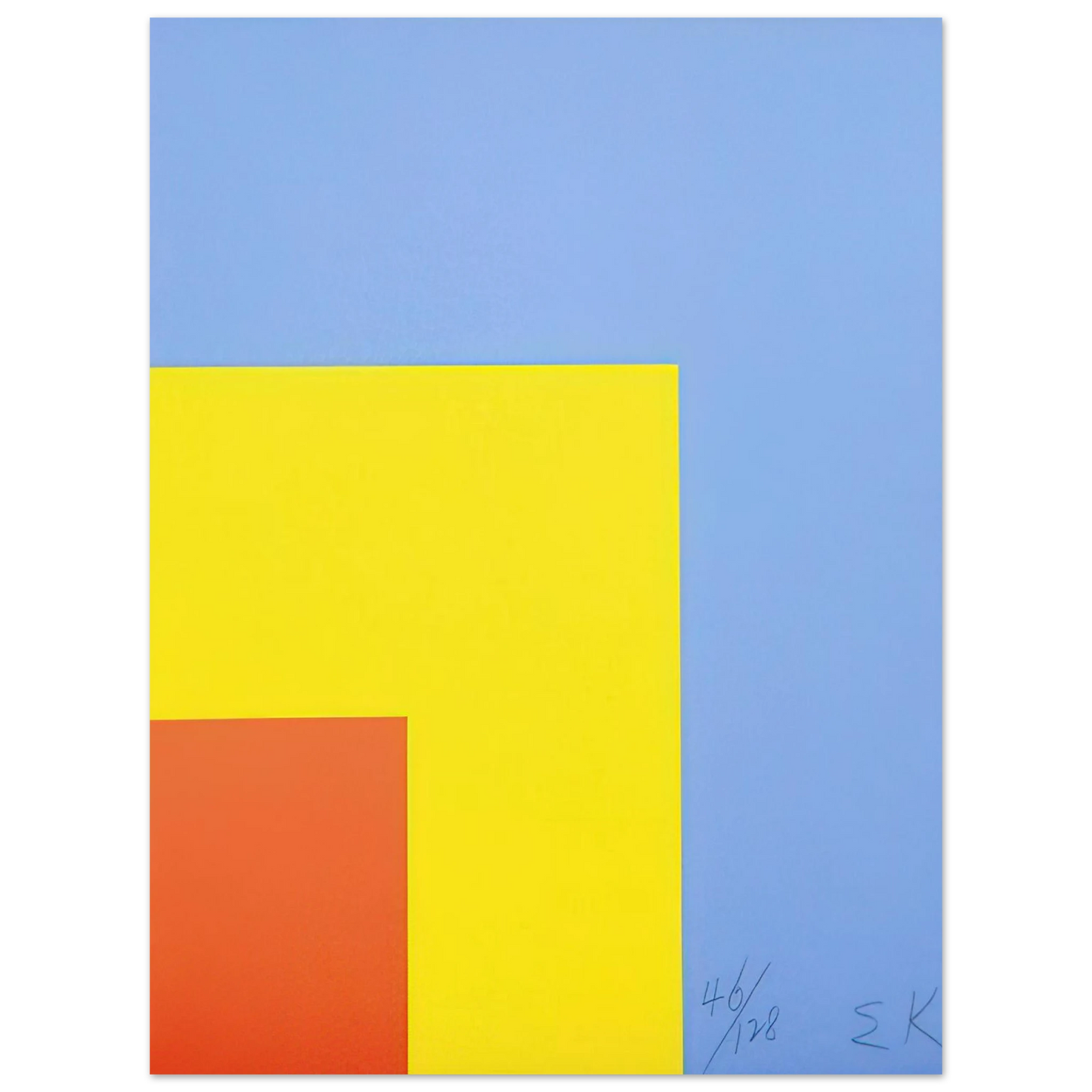 Ellsworth Kelly - Red Yellow Blue 75x100 cm / 30x40inches Fine Art Poster