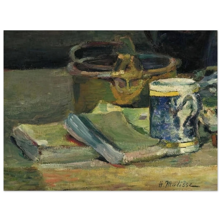 Henri Matisse - STILL LIFE WITH BOOKS 1895 75x100 cm / 30x40inches Fine Art Poster