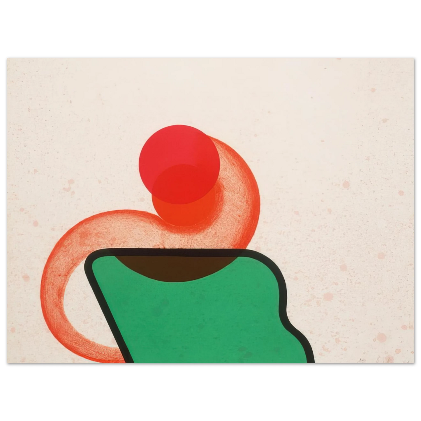 Howard Hodgkin - Bedroom - 1968 75x100 cm / 30x40inches Fine Art Poster