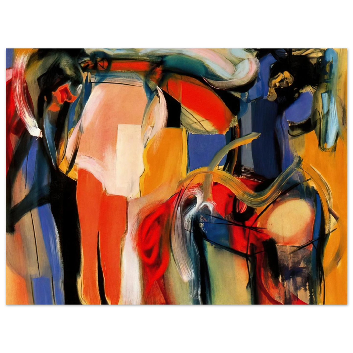 Miriam Schapiro - Autobiography - Abstract Expressionism 75x100 cm / 30x40inches Fine Art Poster