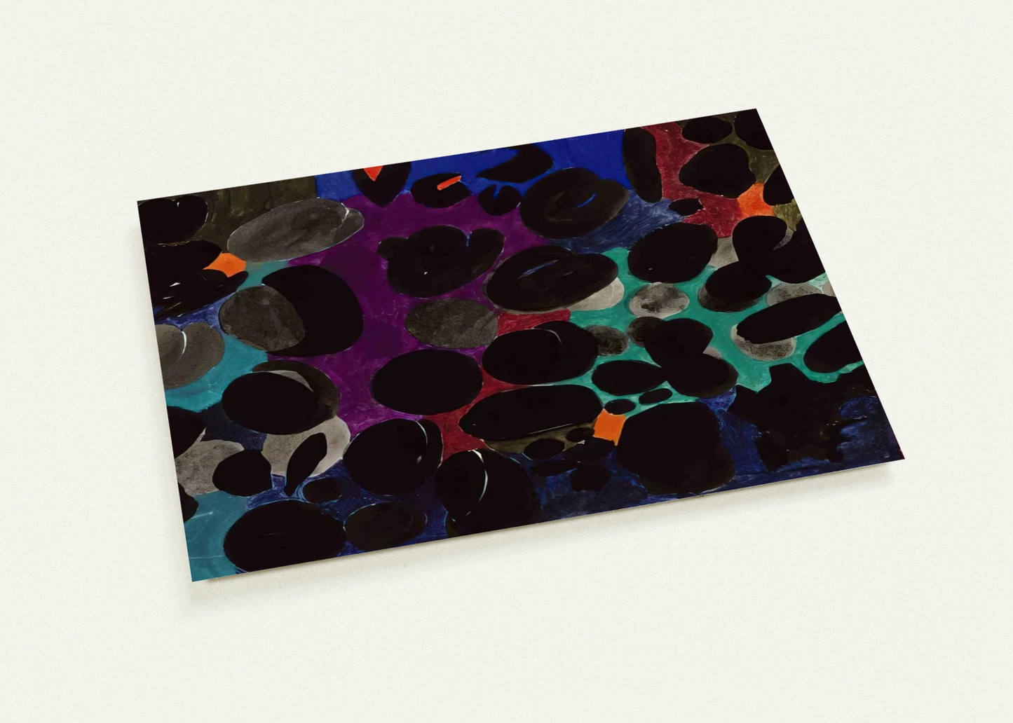 Plumen - Abstract Art By Johannes Itten Pack of 10 Post Cards | Johannes Itten Post Cards | A6 (10.5 x 14.8 cm) - 4.1 x 5.8 inches
