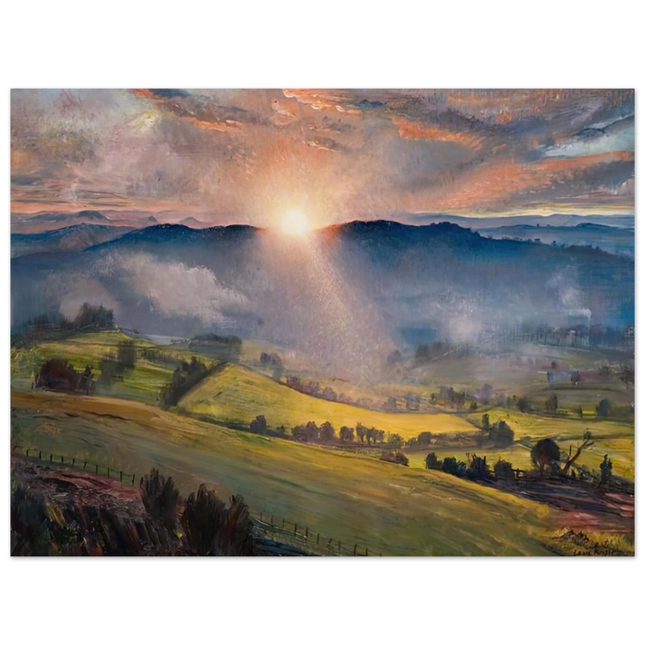Laura Knight - SUNDOWN 1947 75x100 cm / 30x40inches Fine Art Poster