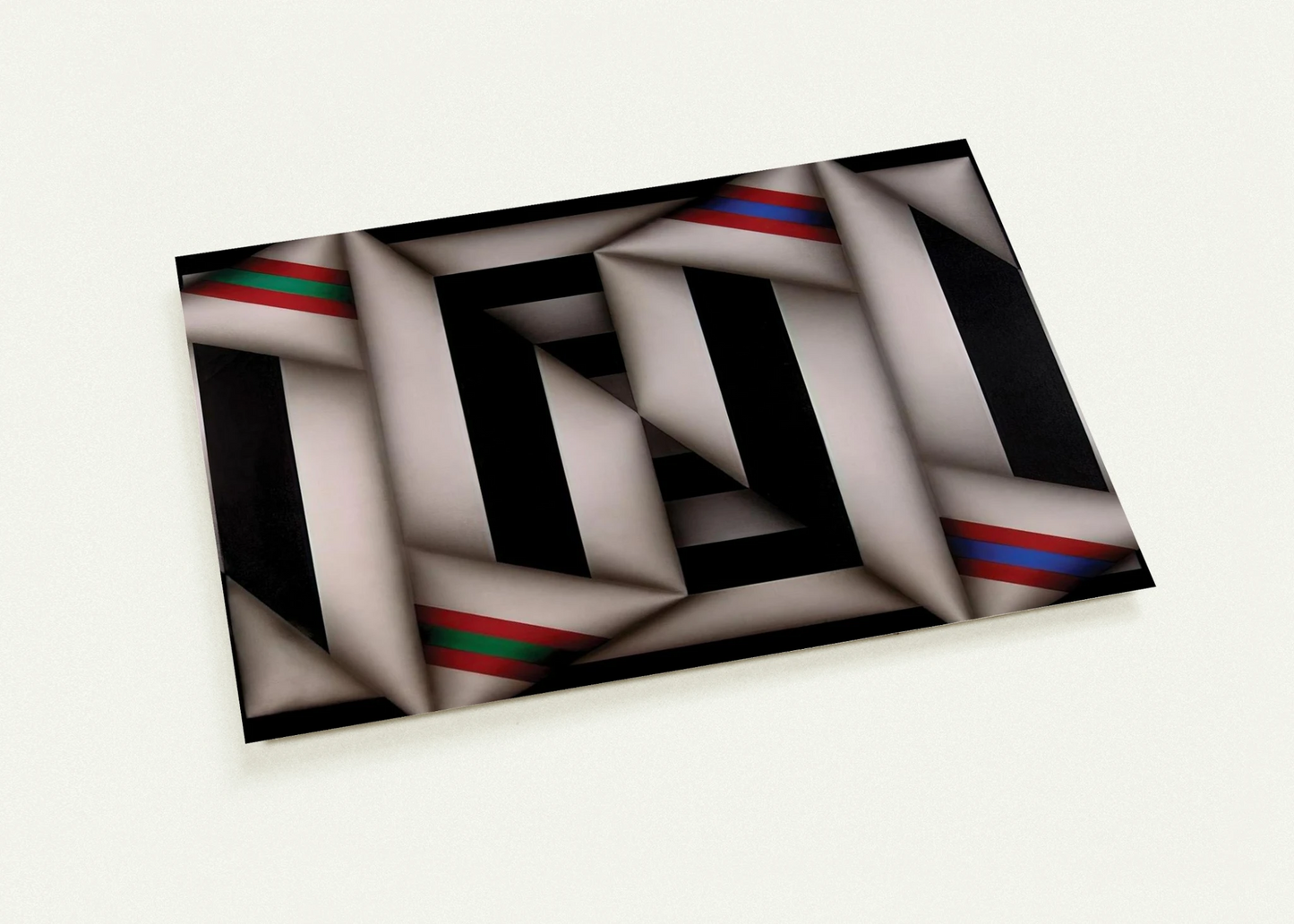 Omelemo II - 1981 By Omar Rayo Pack of 10 Post Cards | Omar Rayo Post Cards | A6 (10.5 x 14.8 cm) - 4.1 x 5.8 inches