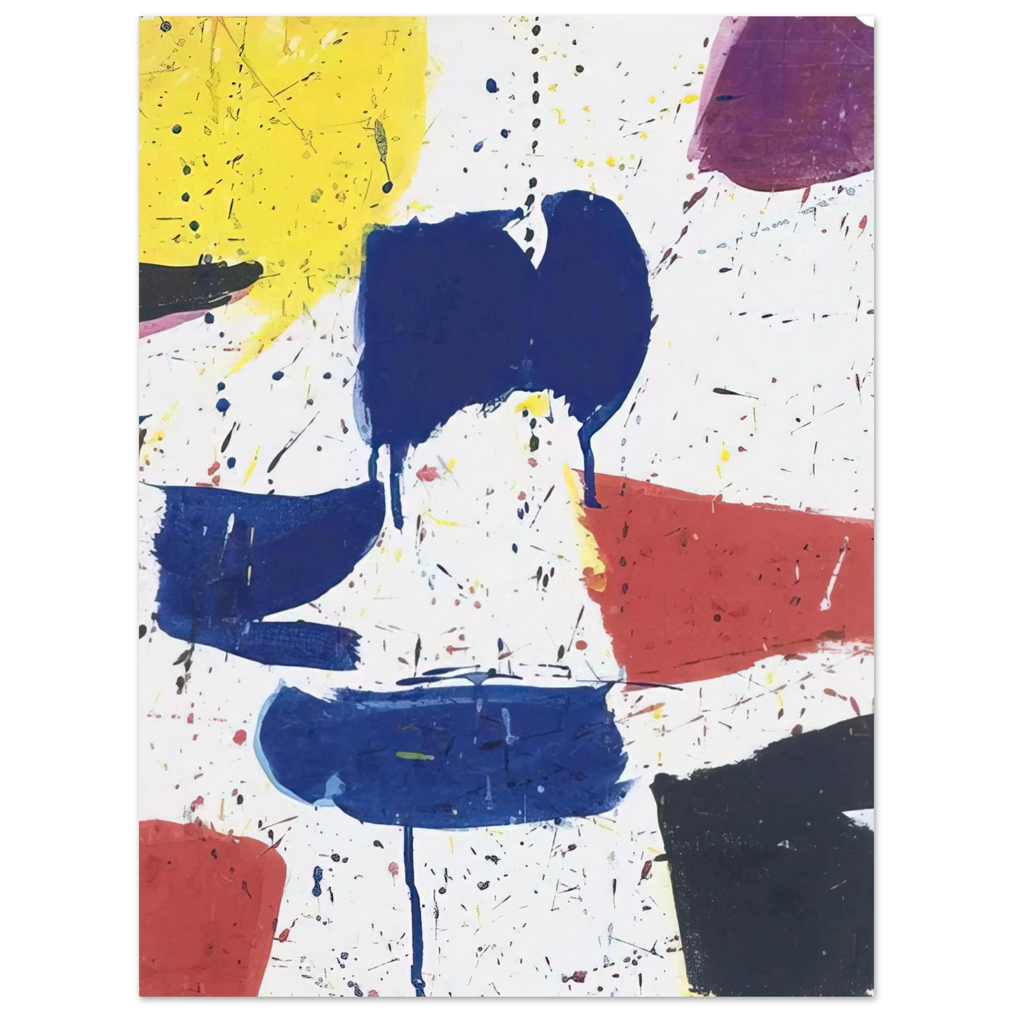 Sam Francis - Emblem 8 1 75x100 cm / 30x40inches Fine Art Poster
