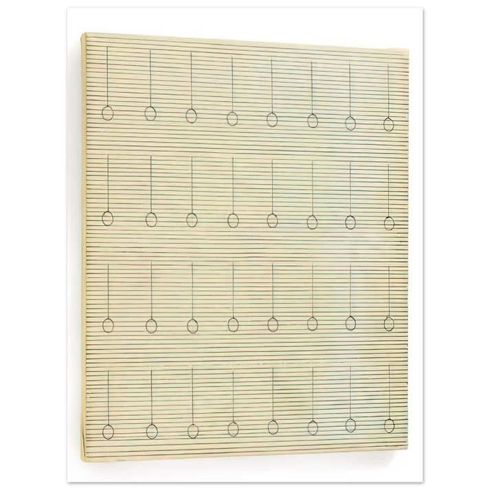 Agnes Martin - Drops 75x100 cm / 30x40inches Fine Art Poster