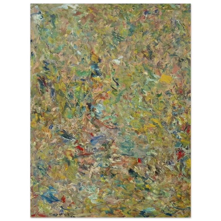 Milton Resnick - UNTITLED 1960 1 75x100 cm / 30x40inches Fine Art Poster