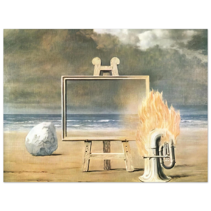 Rene Magritte - THE FAIR CAPTIVE 1947 75x100 cm / 30x40inches Fine Art Poster