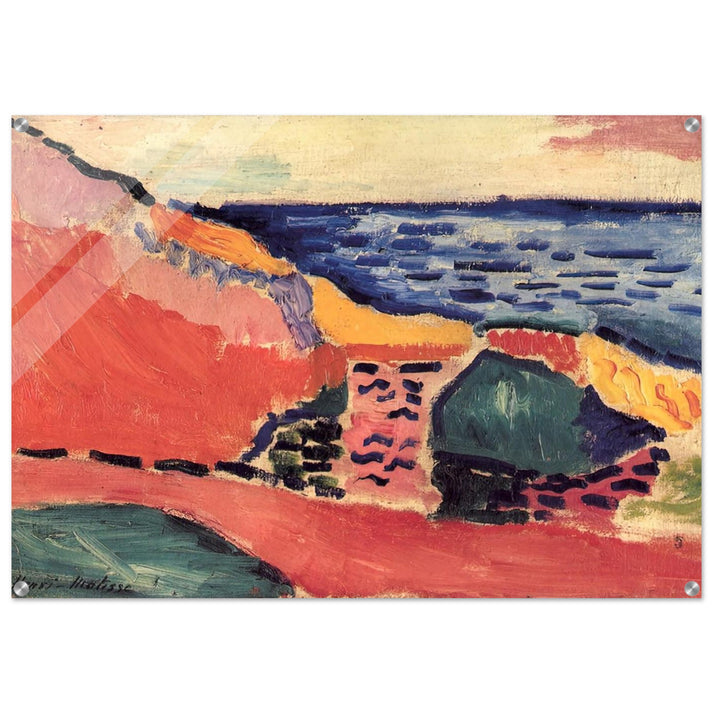 LA MOULADE COLLIOURE IN THE SUMMER 1905 - Henri Matisse Acrylic Print - 70x100 cm / 28x40″ inches